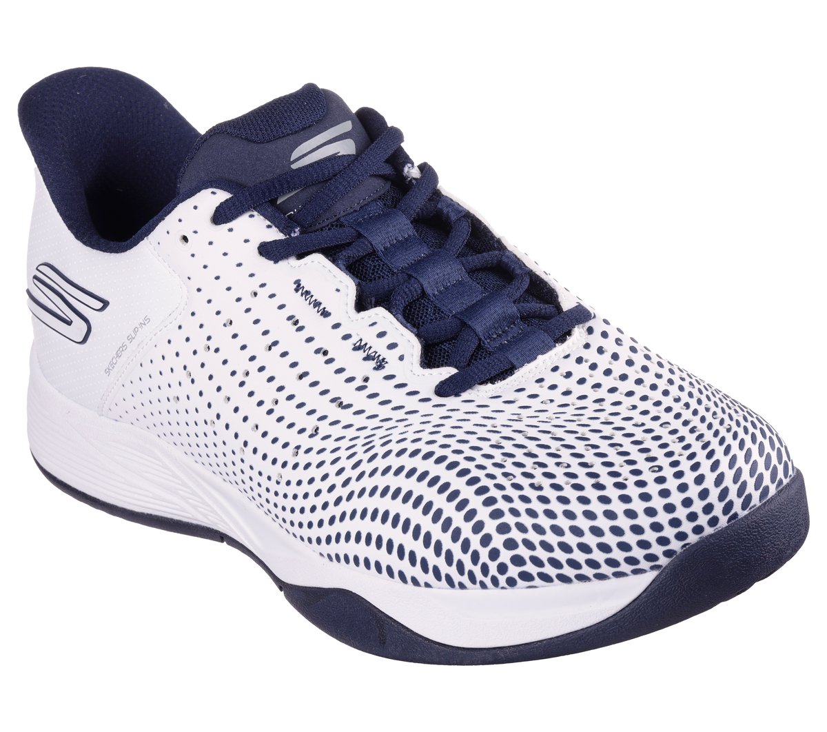Skechers Slip-ins Relaxed Fit: Viper Court Reload — WHITE / NAVY