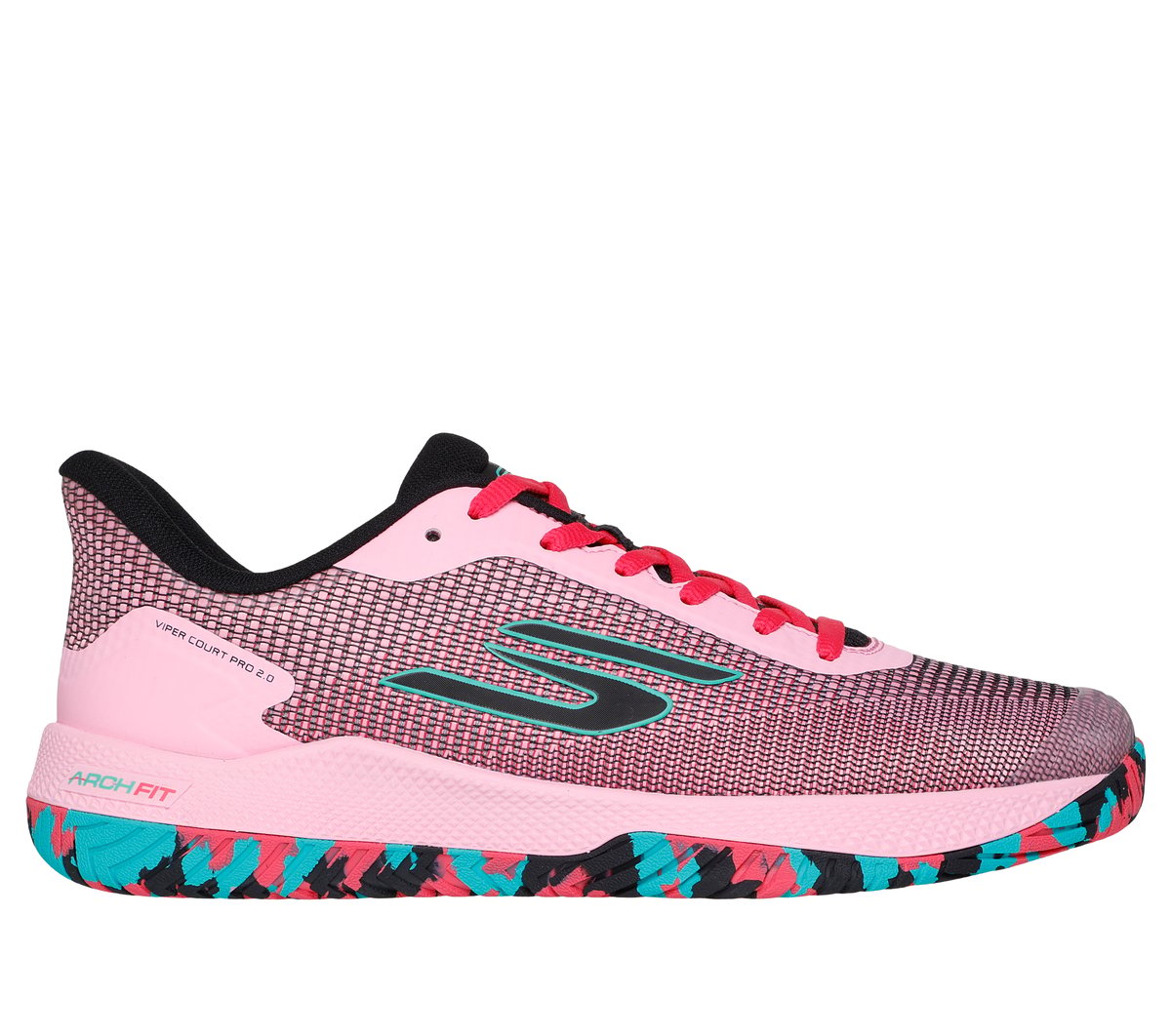 Skechers Viper Court Pro 2.0 - Pickleball — PINK / BLACK
