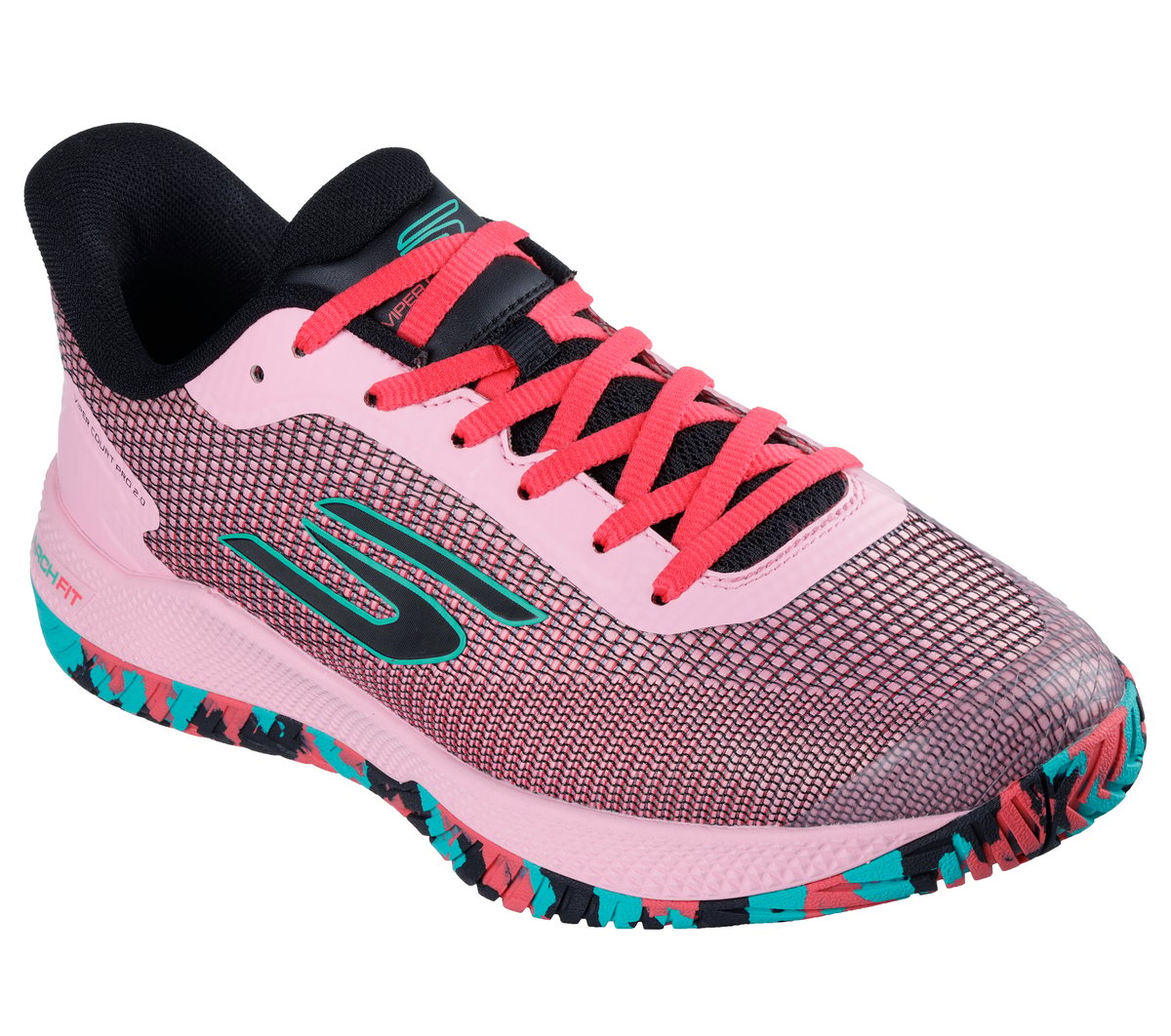 Skechers Viper Court Pro 2.0 - Pickleball — PINK / BLACK