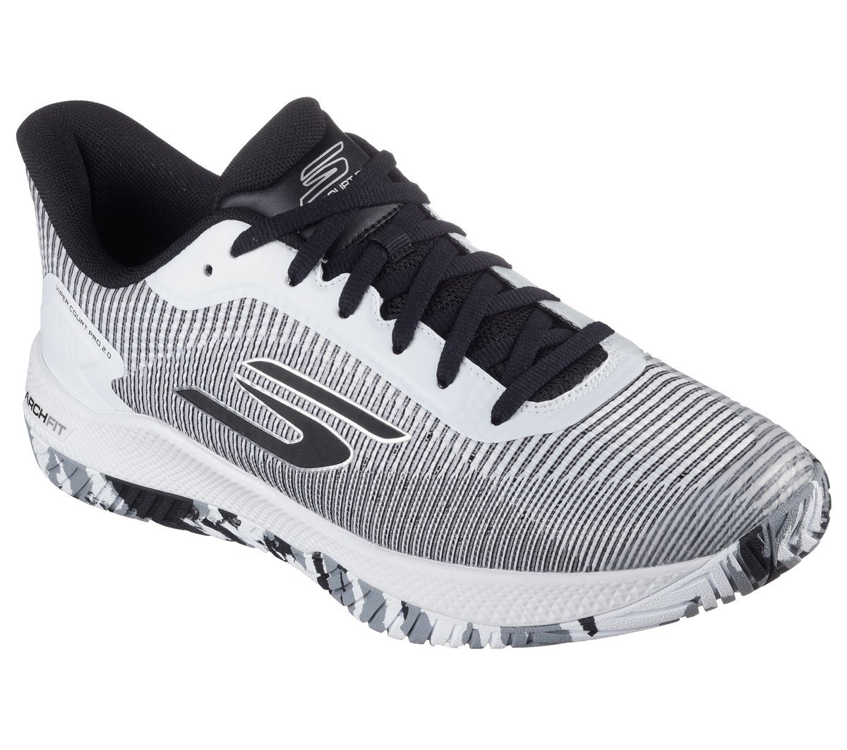 Skechers Viper Court Pro 2.0 — WHITE / BLACK