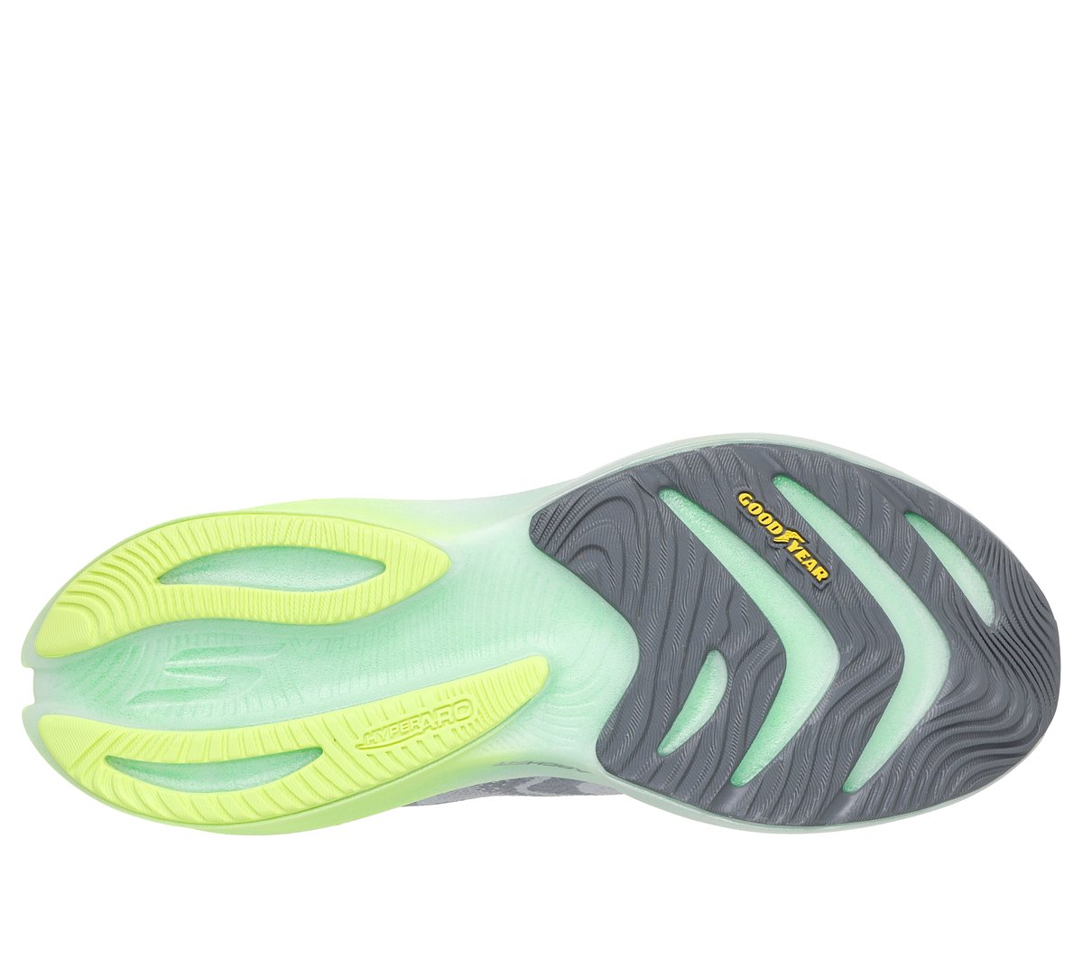 Skechers Aero Spark — GRAY / LIME