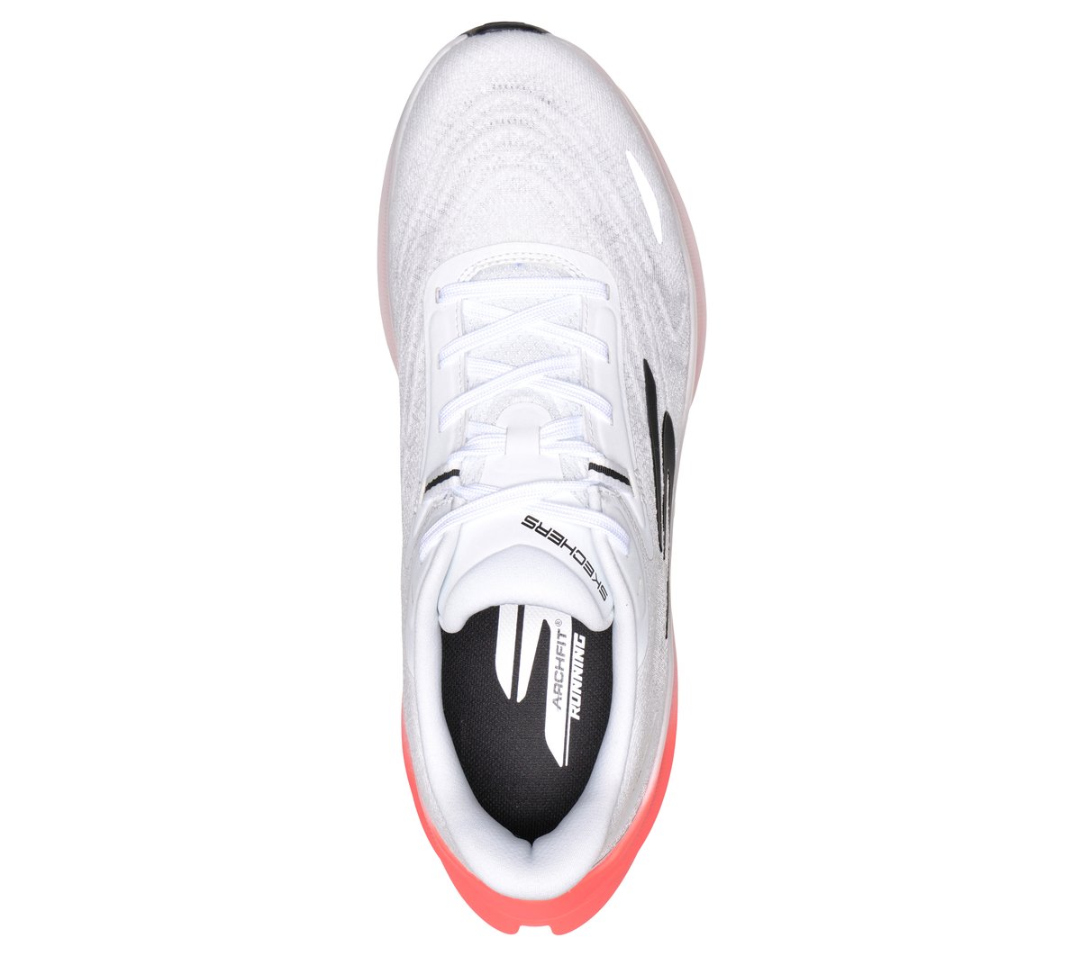Skechers Aero Spark — WHITE / CORAL