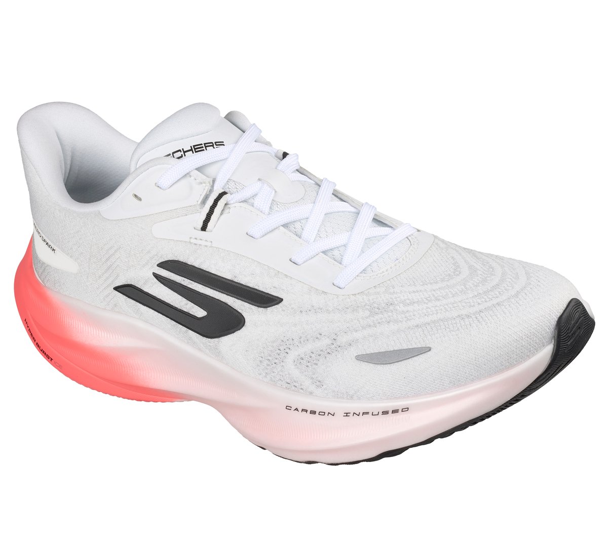 Skechers Aero Spark — WHITE / CORAL