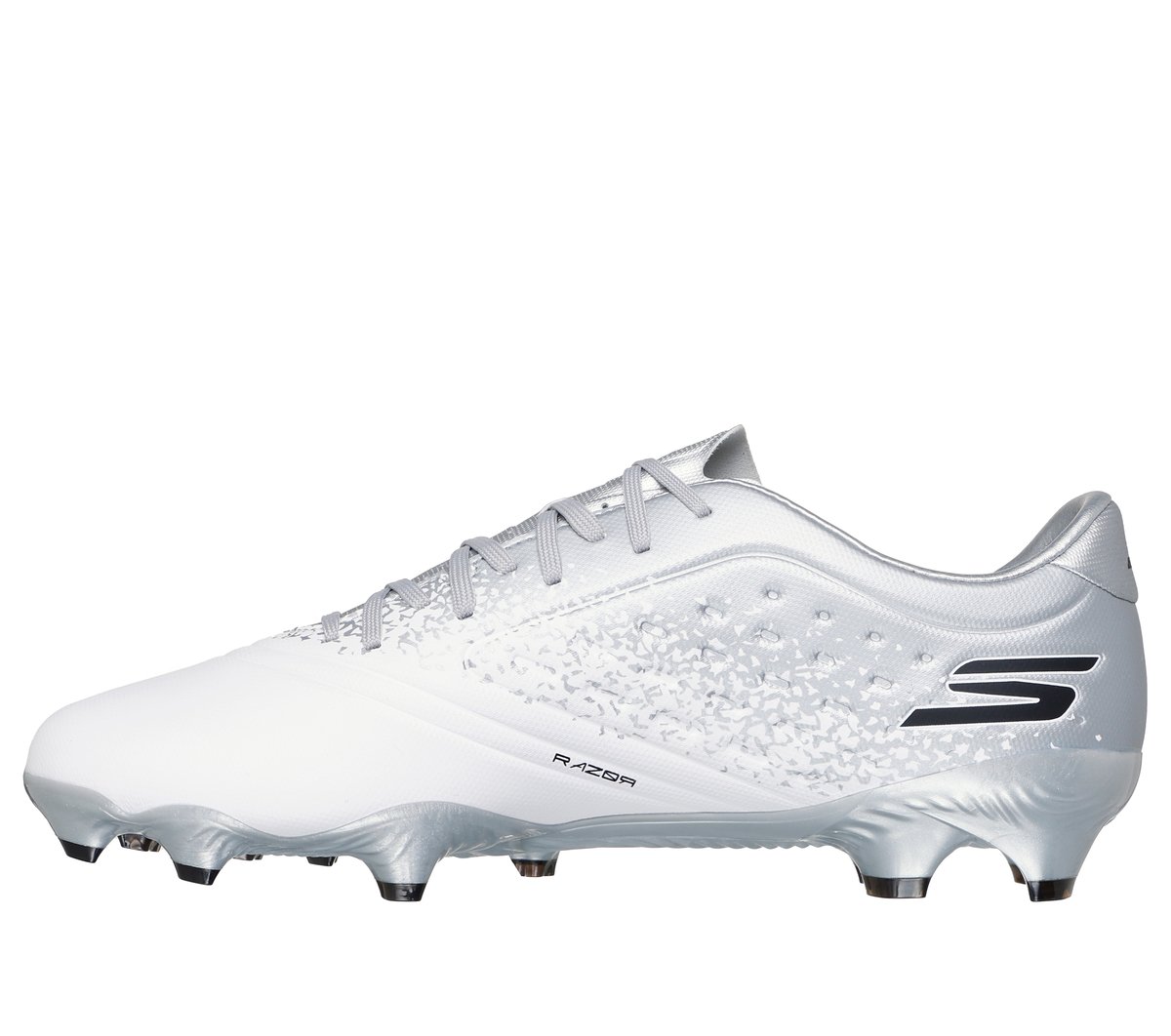 Skechers Razor 1.5 Academy FG — WHITE / SILVER