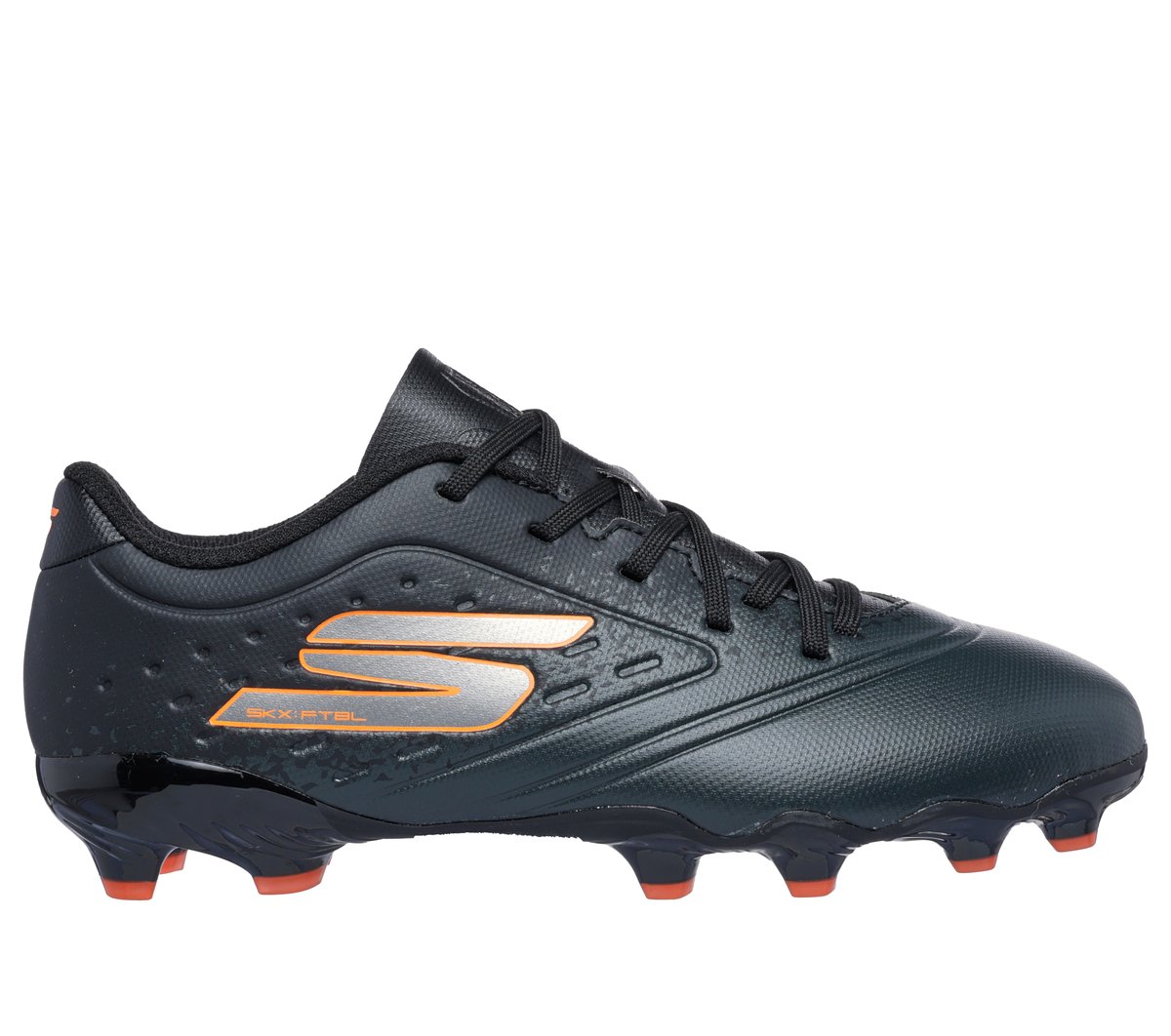 Skechers Razor 1.5 Jr Youth FG — BLACK / ORANGE