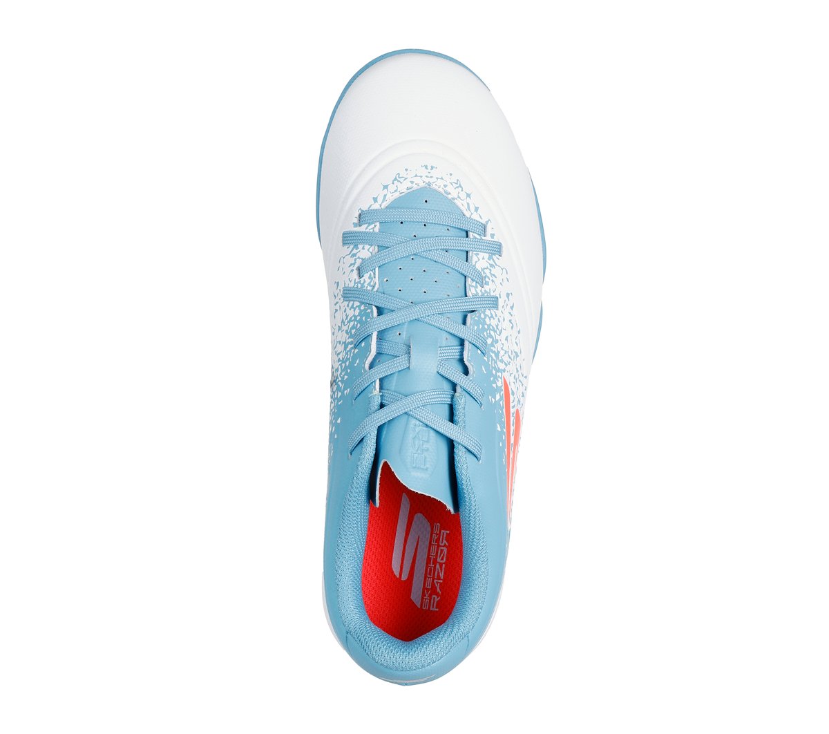 Skechers Razor 1.5 Jr Td TF — WHITE / TURQUOISE