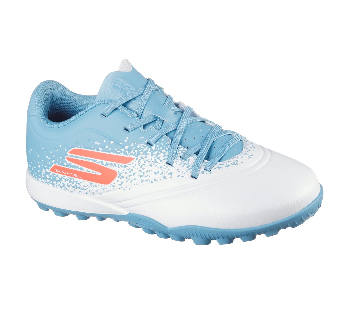 Skechers Razor 1.5 Jr Td TF — WHITE / TURQUOISE