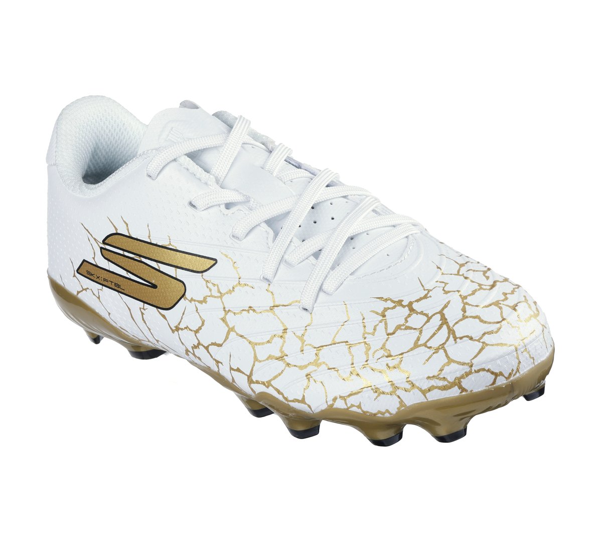 Skechers SKX_ 1.5 Jr Td FG — WHITE / BLACK / GOLD