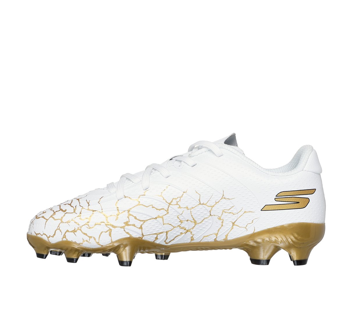 Skechers SKX_ 1.5 Jr Td FG — WHITE / BLACK / GOLD