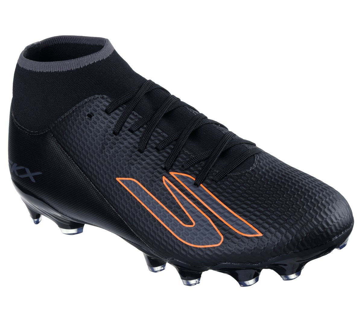 Skechers SKX_2 High Academy FG — BLACK / ORANGE
