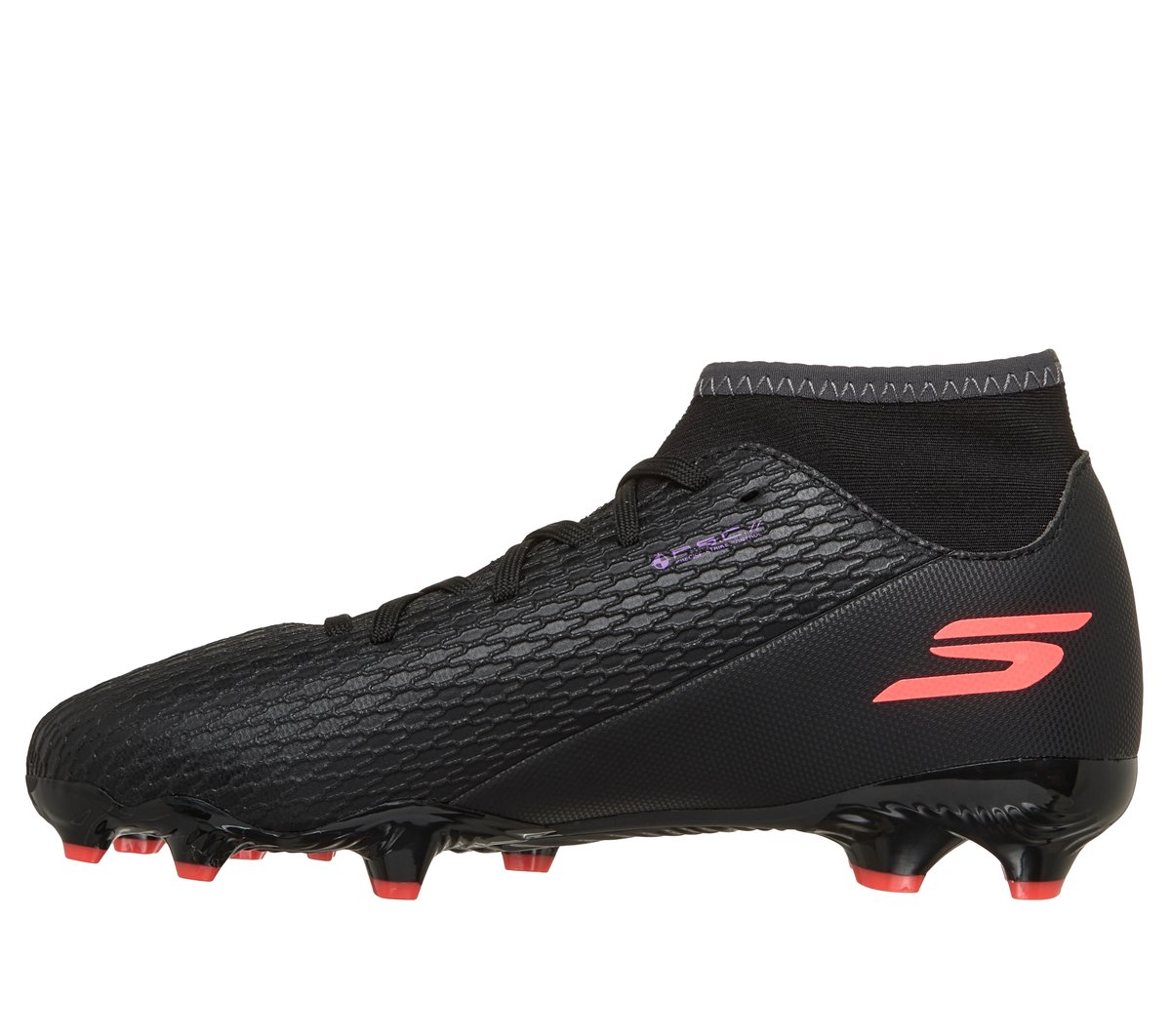 Skechers SKX_2 Jr High Youth MG — BLACK / PURPLE
