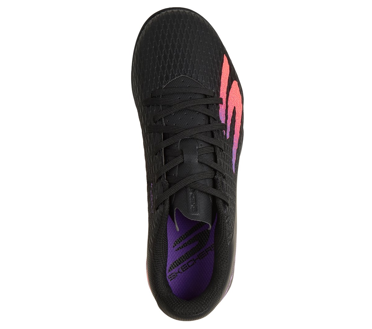 Skechers SKX_2 Jr Youth TF — BLACK / PURPLE