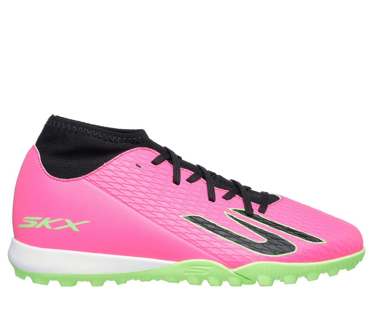 Skechers SKX_2 Jr High Youth TF — PINK / BLACK