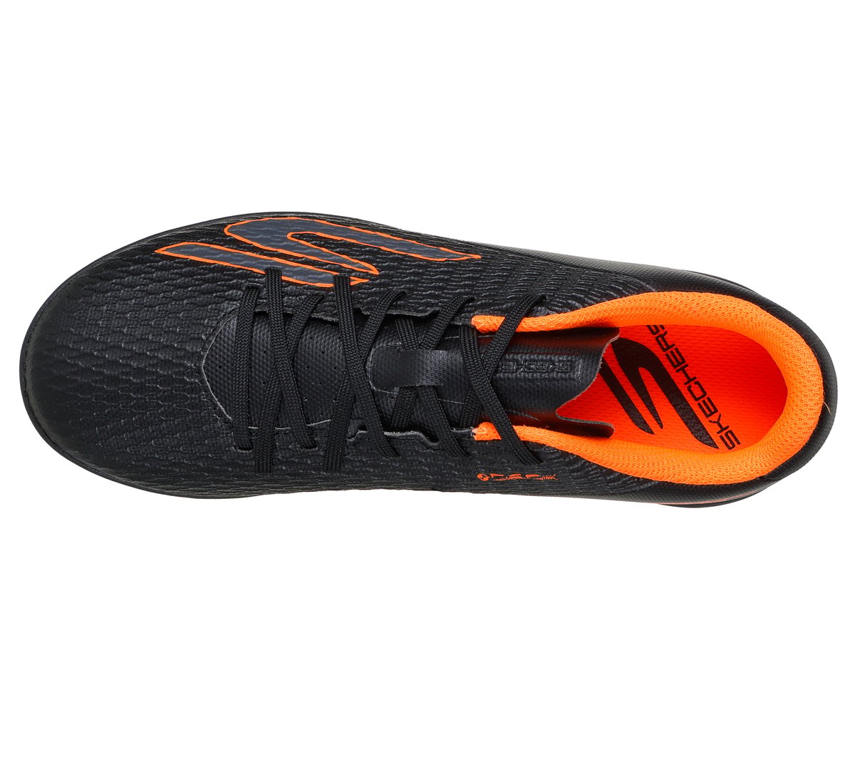 Skechers SKX_2 Jr Youth IC — BLACK / ORANGE