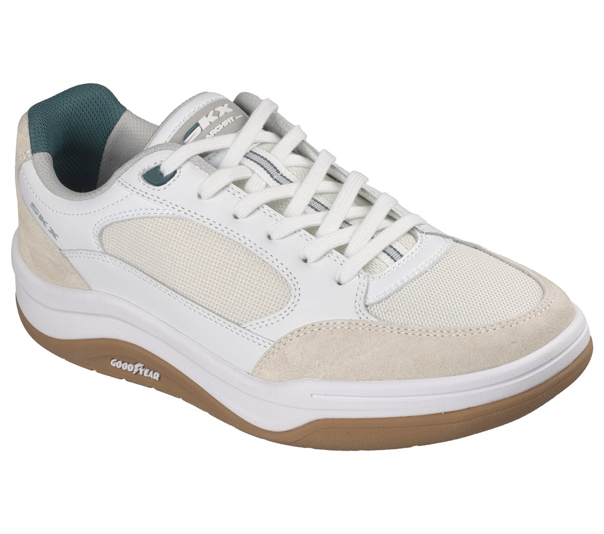 Arch Fit Wave — WHITE / GREEN