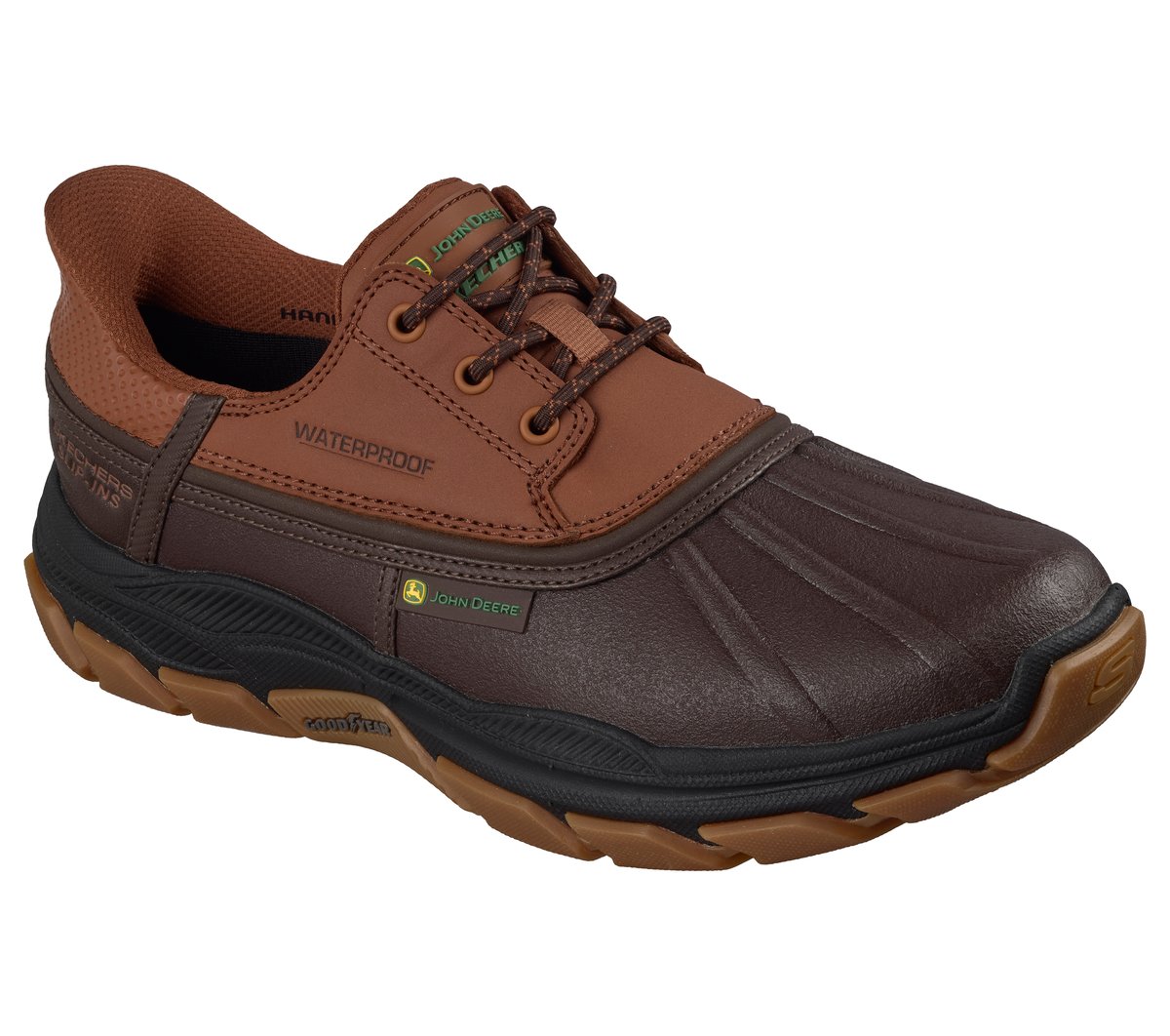Skechers Slip-ins John Deere Waterproof Relaxed Fit: Respected - Tanzier — CHOCOLATE / BROWN