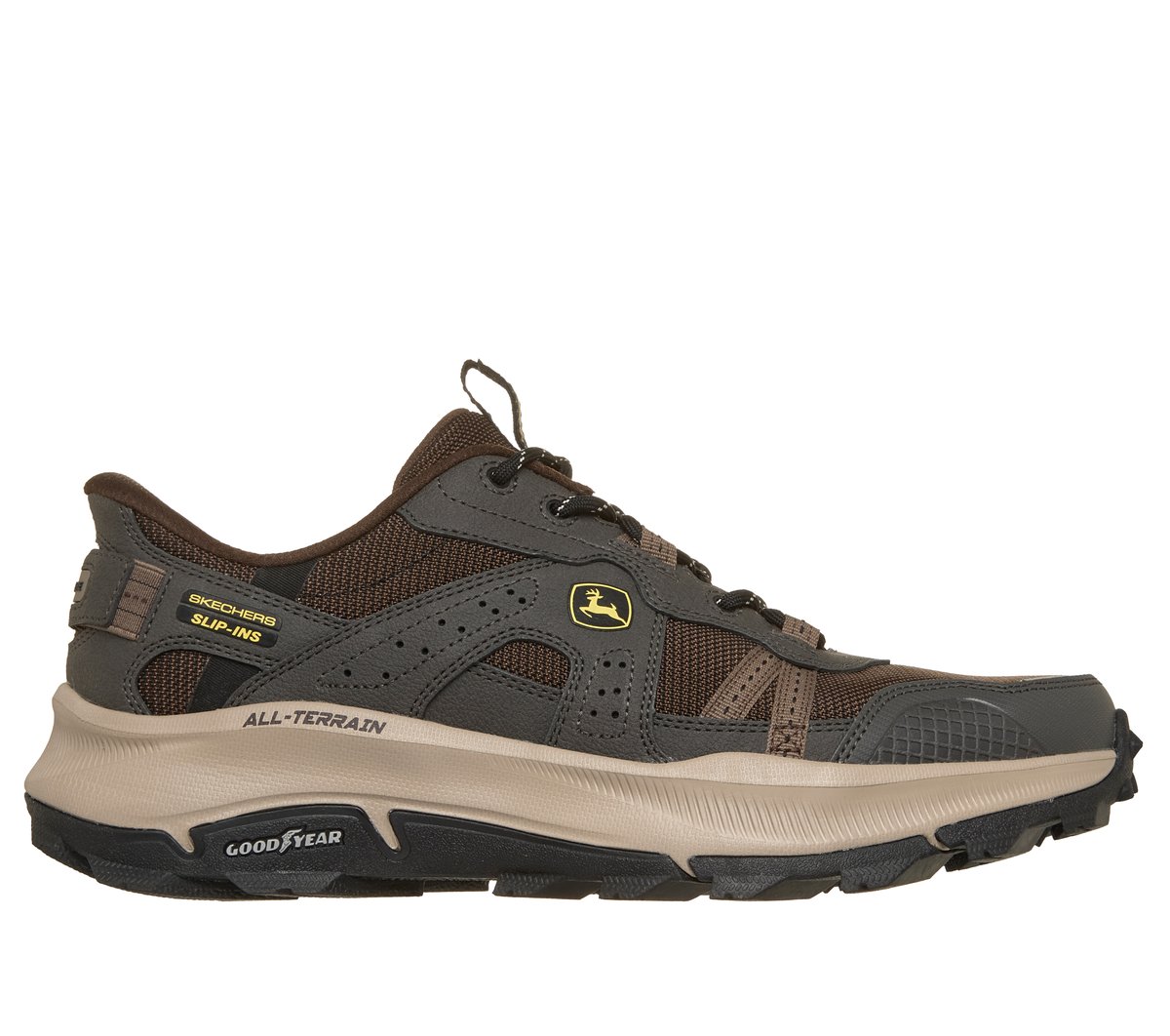 Skechers Slip-ins John Deere Relaxed Fit: Equalizer 5.0 Trail - Harvest — BROWN / BLACK