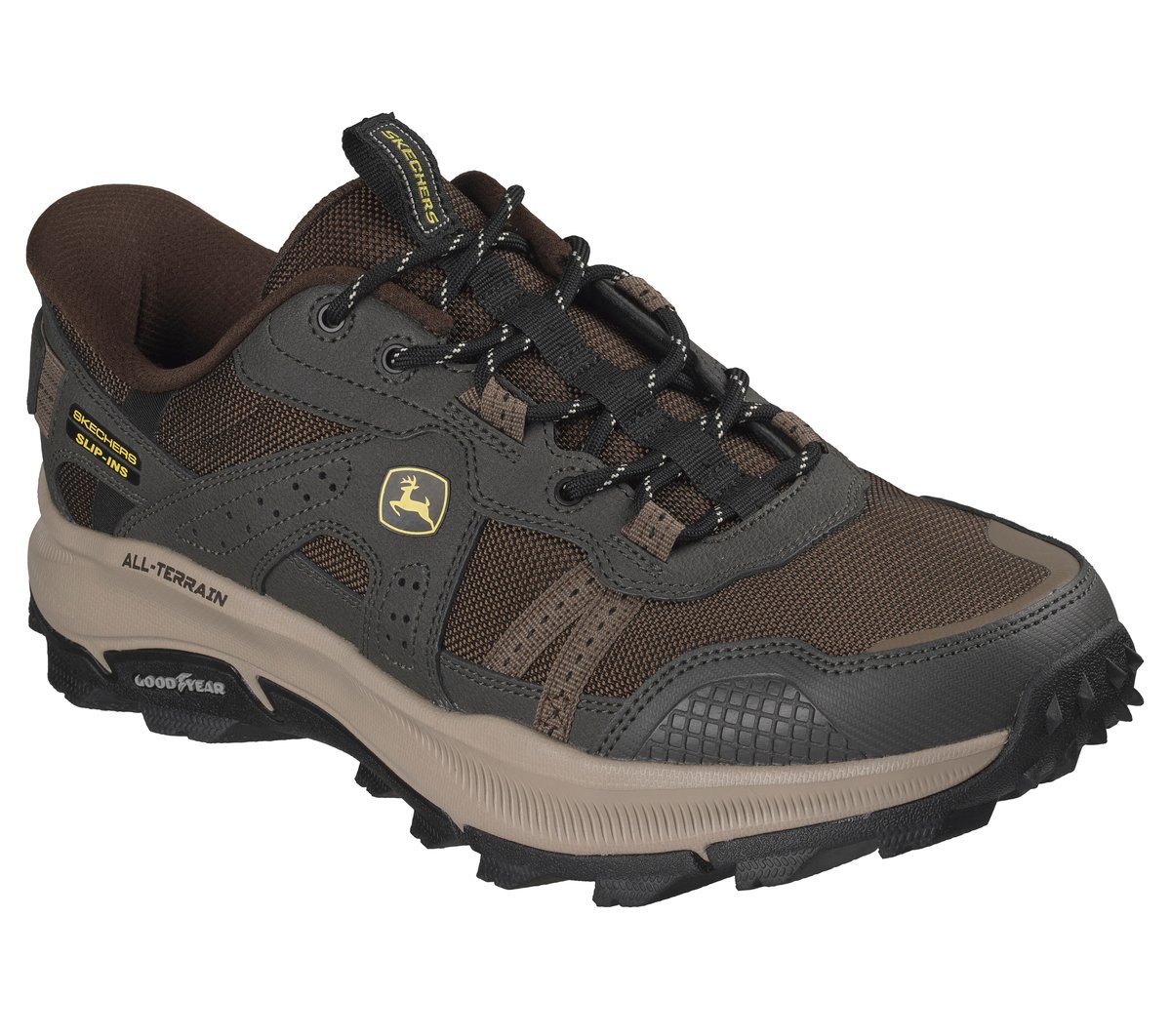 Skechers Slip-ins John Deere Relaxed Fit: Equalizer 5.0 Trail - Harvest — BROWN / BLACK