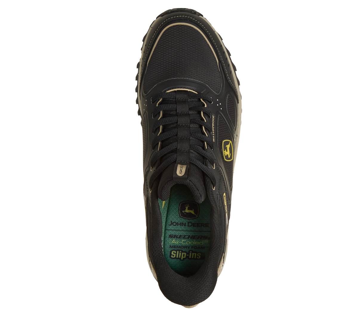 Skechers Slip-ins John Deere Waterproof: Bionic Trail - Hendy — BLACK / NATURAL