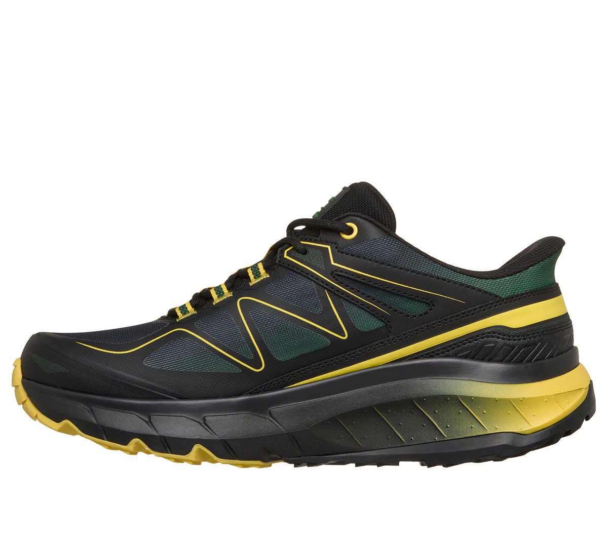 Skechers Slip-ins John Deere Waterproof Relaxed Fit: D'Lux Pro - Reel Cutting — BLACK / GREEN