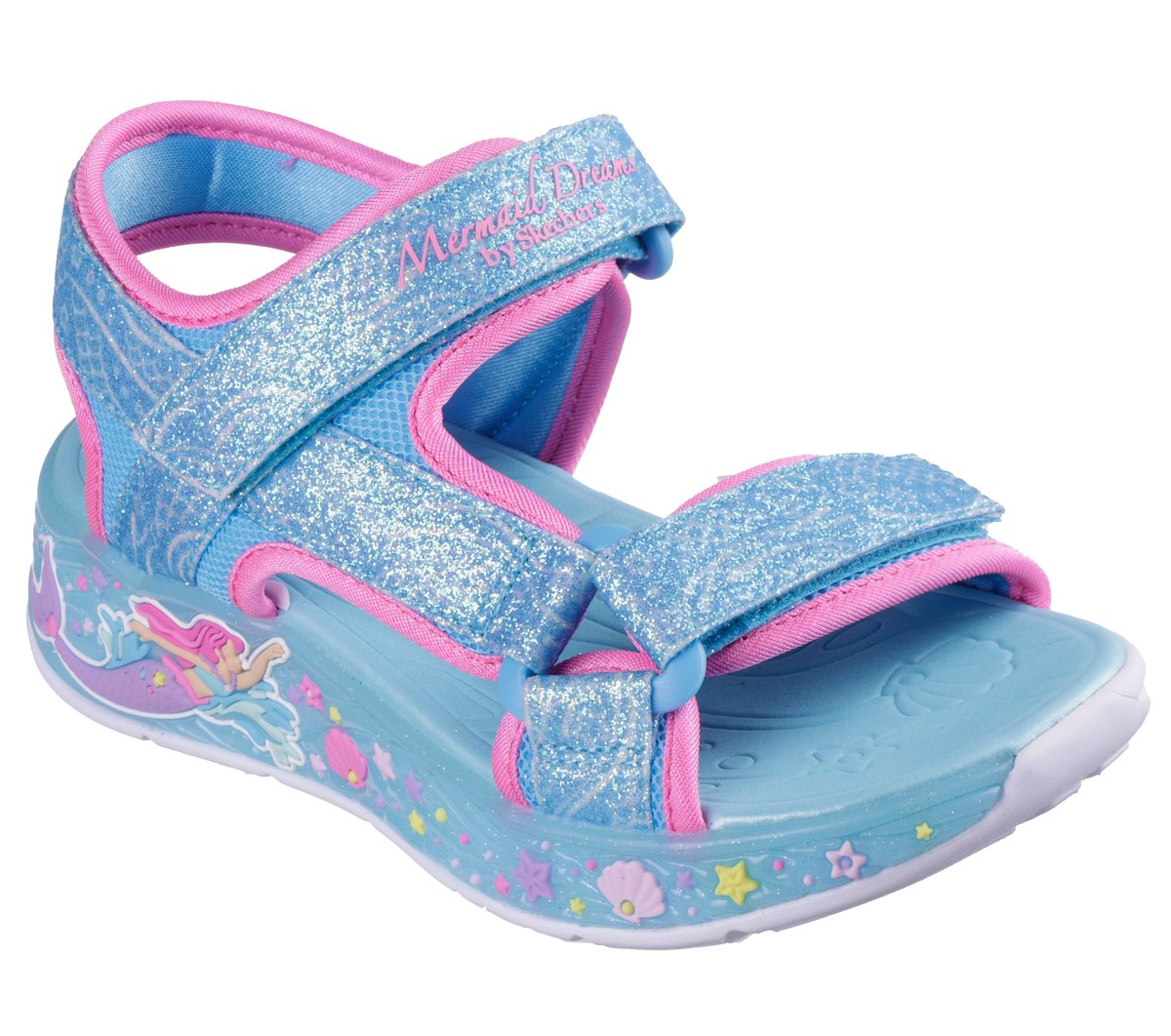 S-Lights: Mermaid Dreams Sandal — BLUE / MULTI