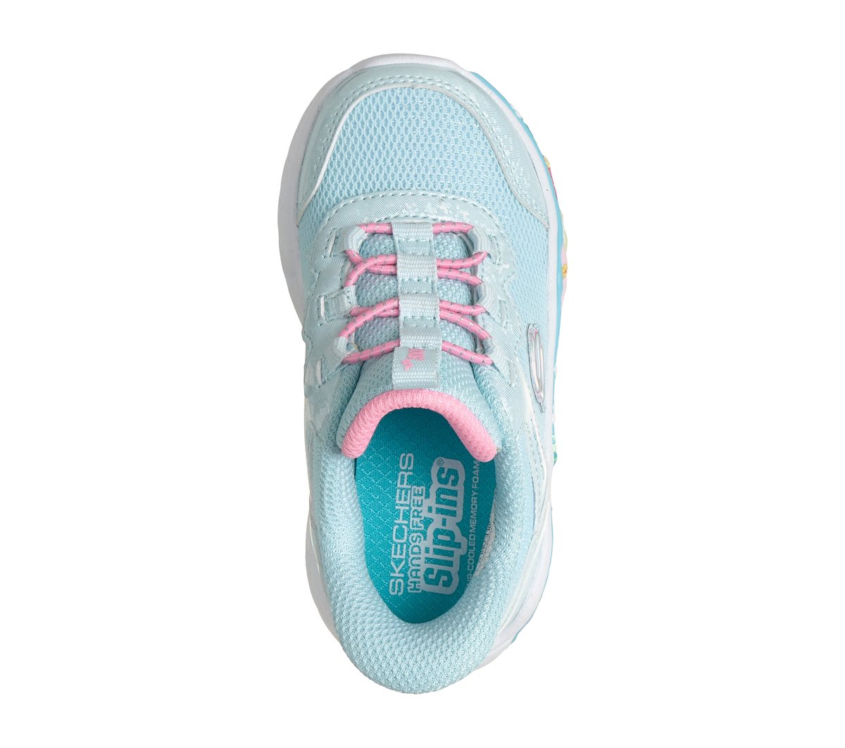 Skechers Slip-ins: Play Scene - Glitter Dreams — LIGHT BLUE / MULTI