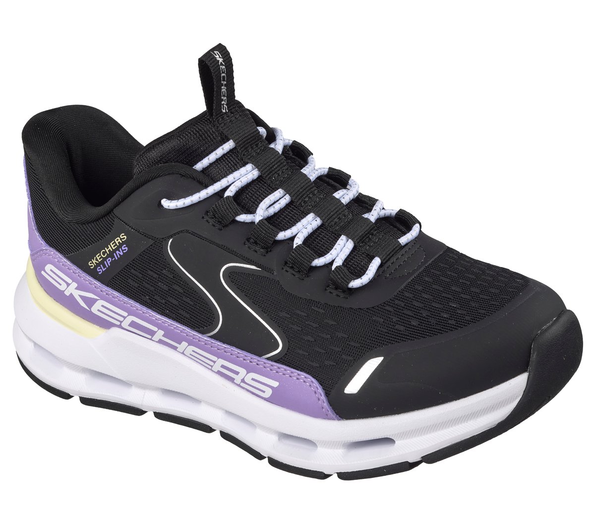 Skechers Slip-ins: Glide-Step   - Vista Lane — BLACK / PURPLE