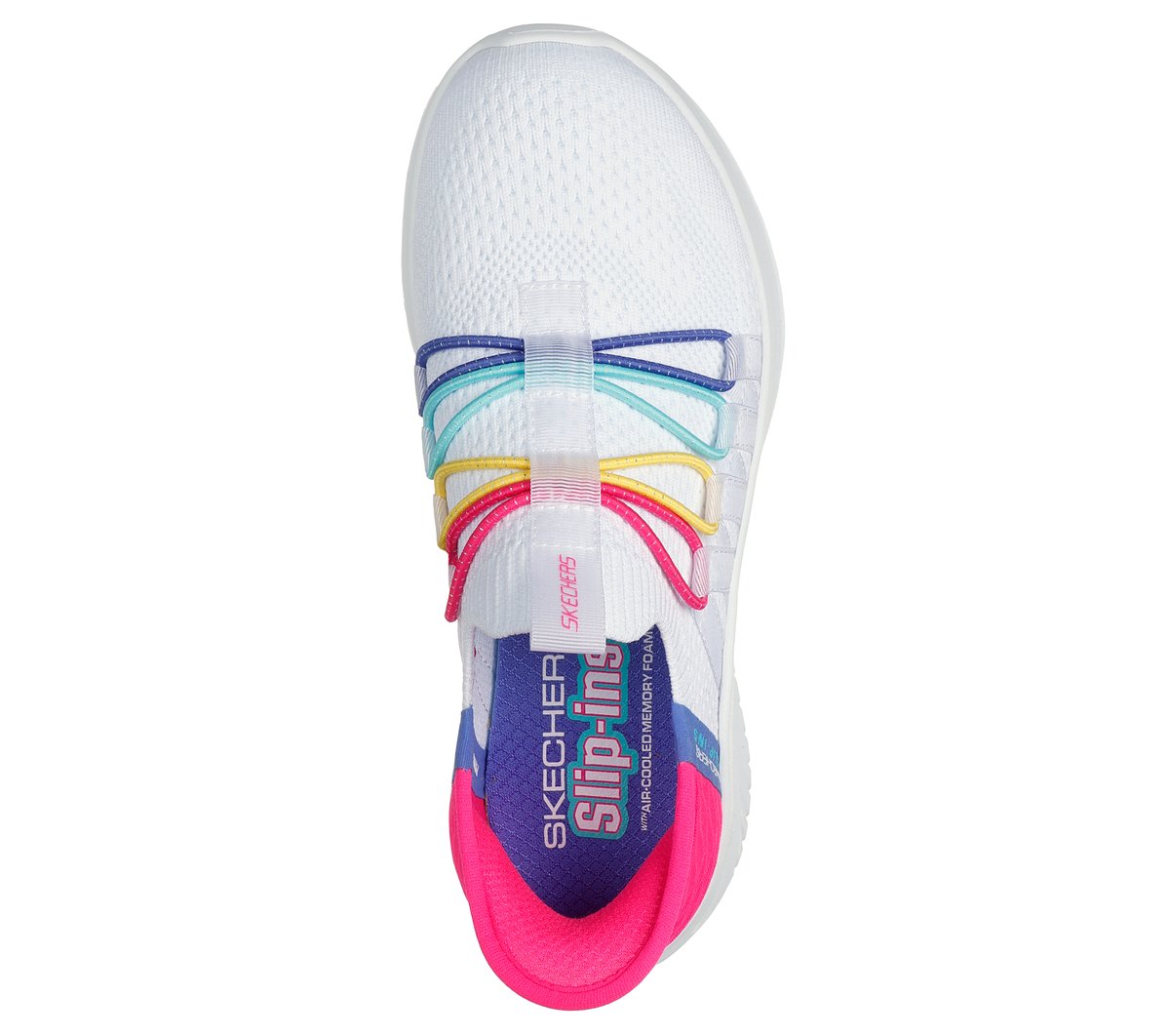 Skechers Slip-ins: Ultra Flex 3.0 - Bungee Fun — WHITE / MULTI