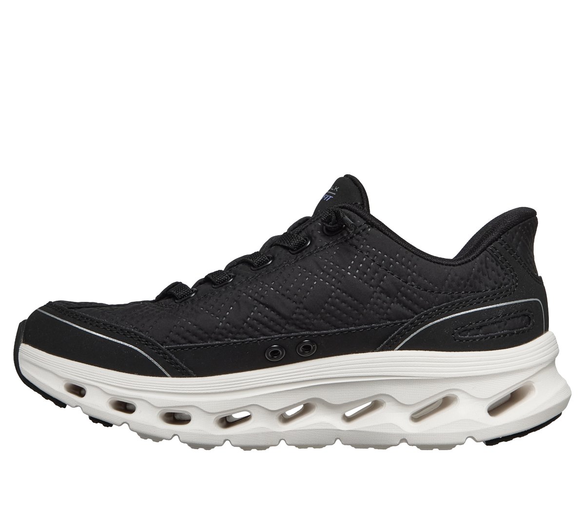 Skechers Slip-ins: GO WALK Glide-Step 2.0 - Cozy Fit — BLACK