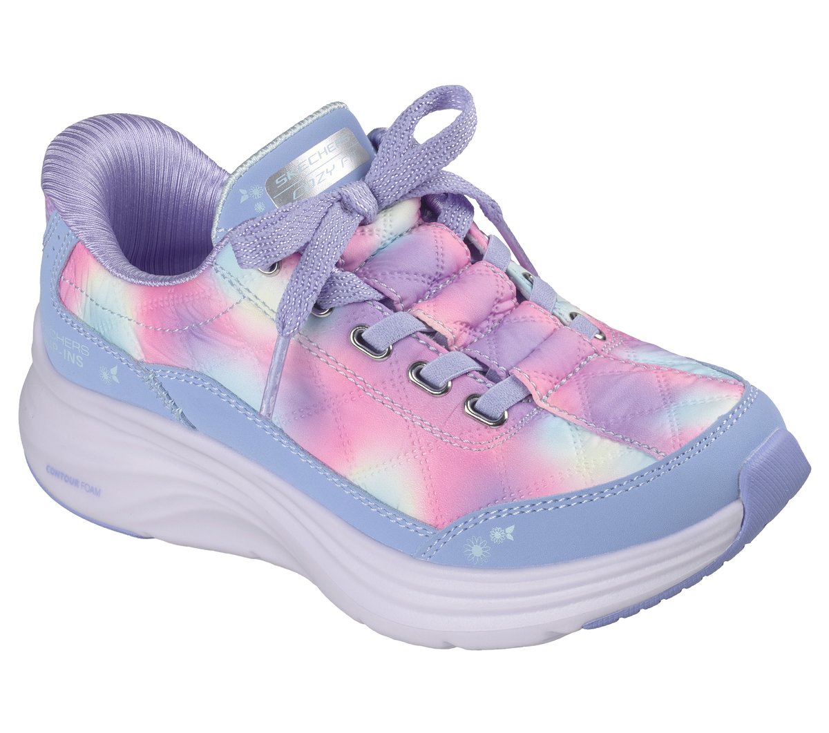 Skechers Slip-ins: Contour Foam - Cozy Fit Rainbow Active