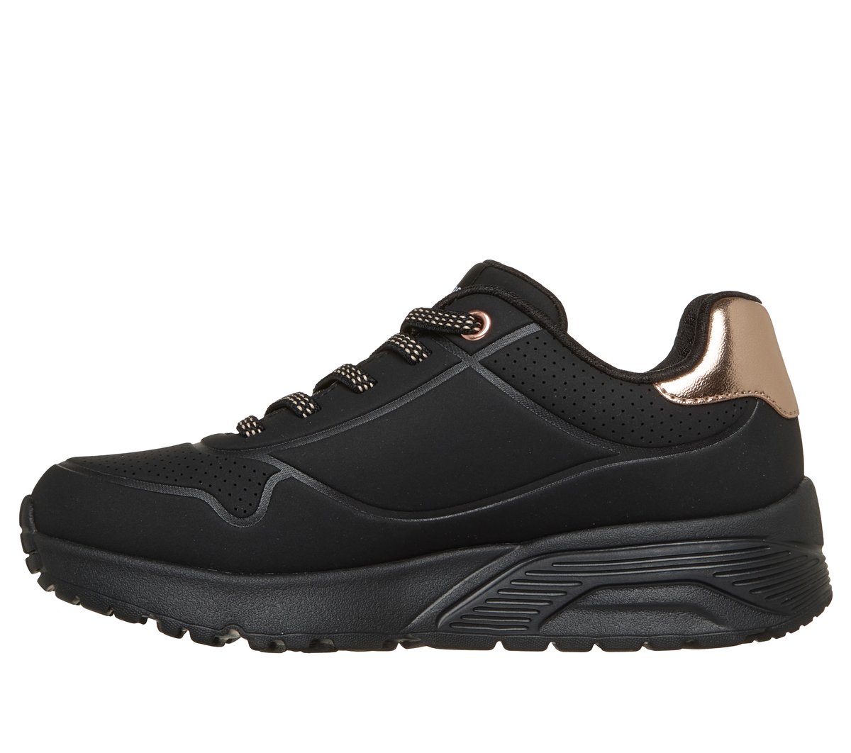 UNO Lite — BLACK / ROSE GOLD