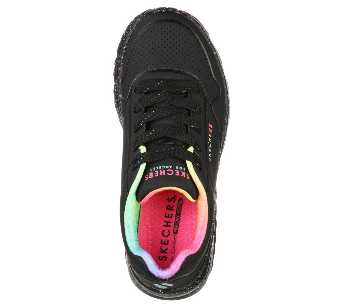 UNO Lite - Rainbow Speckle — BLACK / MULTI