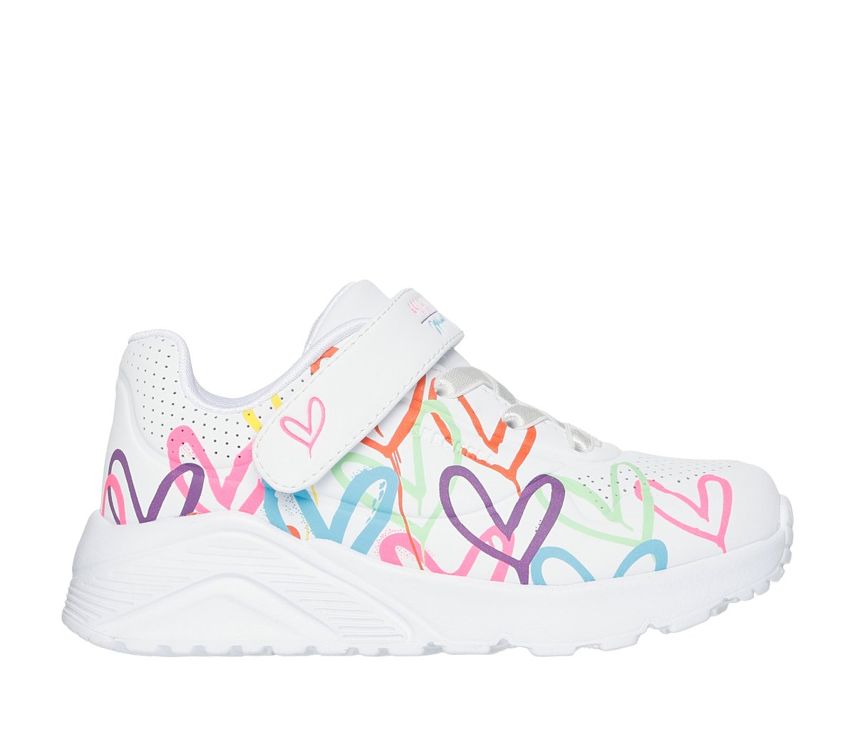 Skechers x JGoldcrown: UNO Lite - Love Levitate — WHITE / MULTI