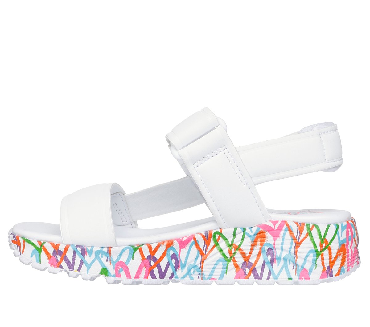 JGoldcrown: UNO Lite Sandal - Sunny Love — WHITE / MULTI