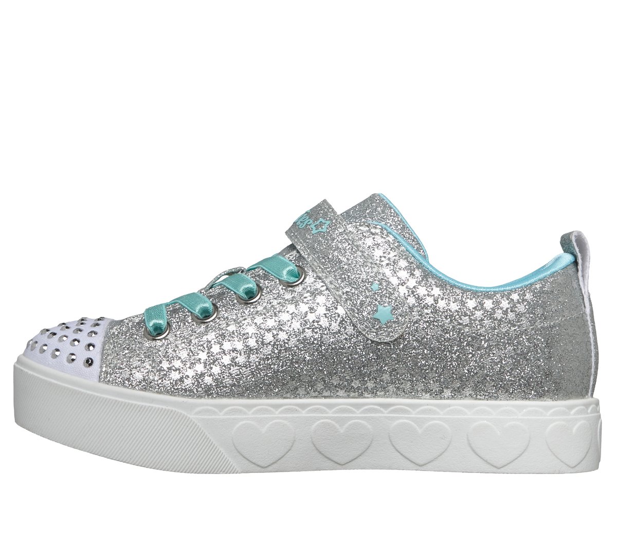 Twinkle Toes: Heart Steps - Shimmering Star — SILVER