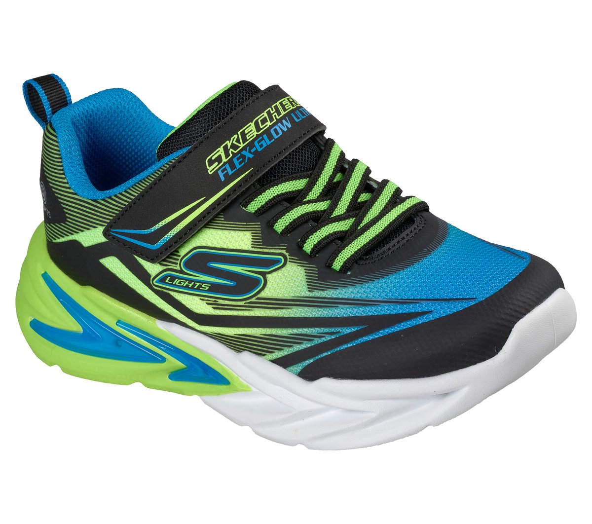 S Lights: Flex-Glow Ultra — BLACK / LIME