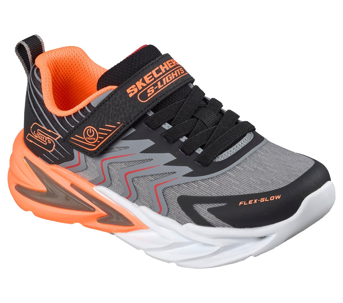 S-Lights: Flex-Glow Ultra - Prism-Pacer — BLACK / CHARCOAL