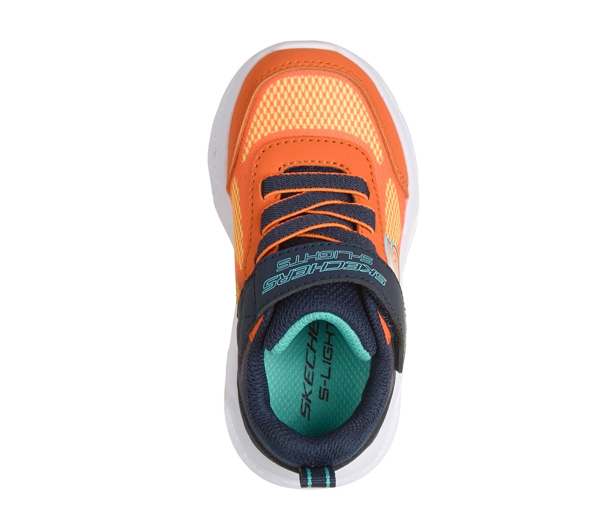 Skechers Meteor-Lights - Krendox — NAVY / ORANGE