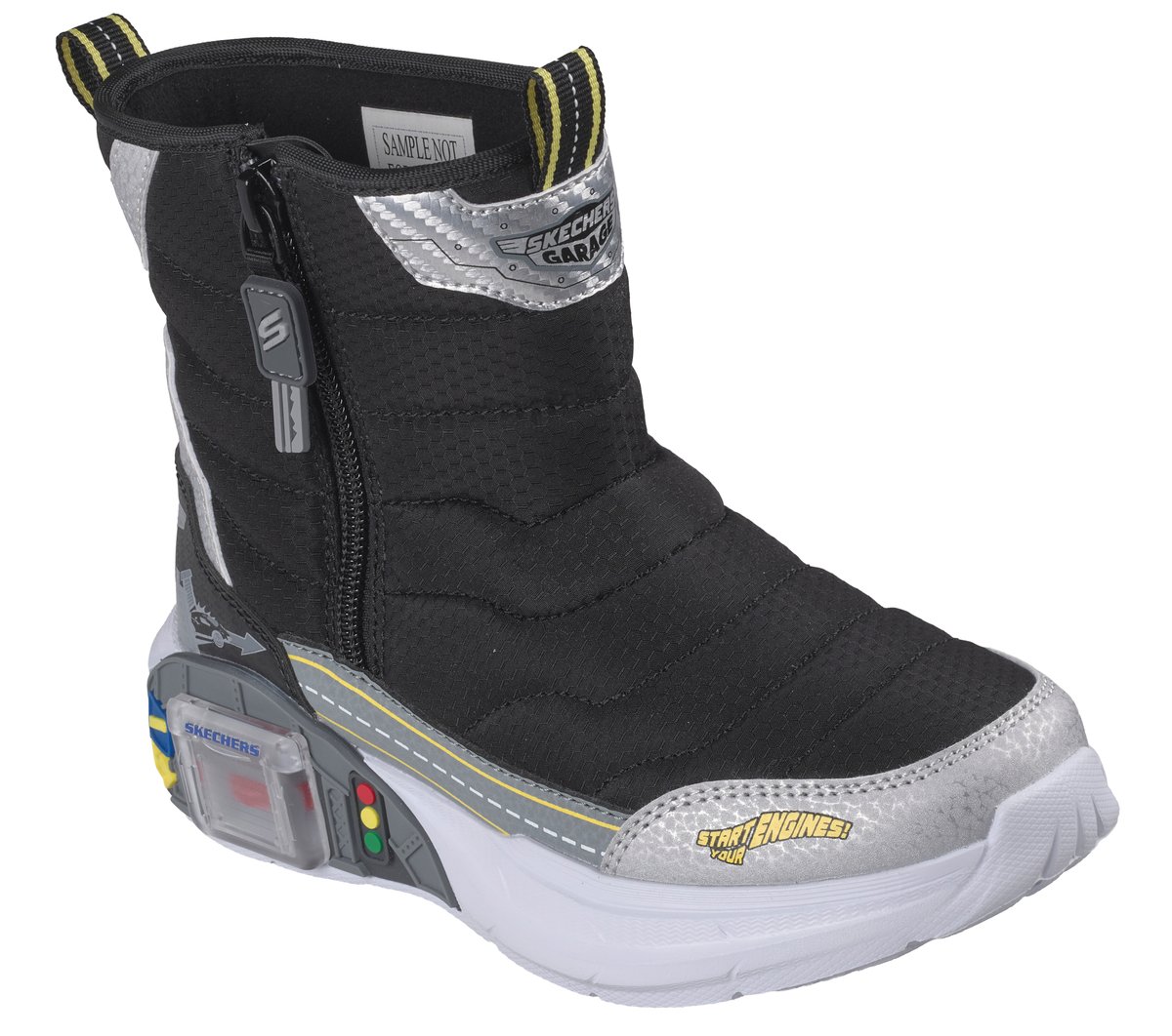Skechers Garage - Race Mode — BLACK / SILVER