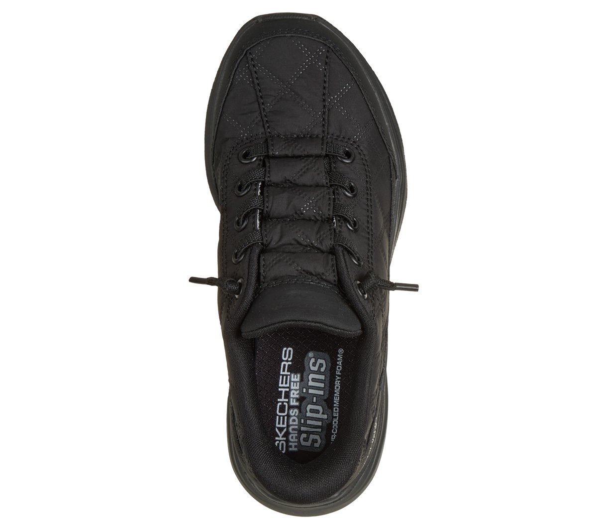Skechers Slip-ins: Contour Foam - Cozy Fit — BLACK