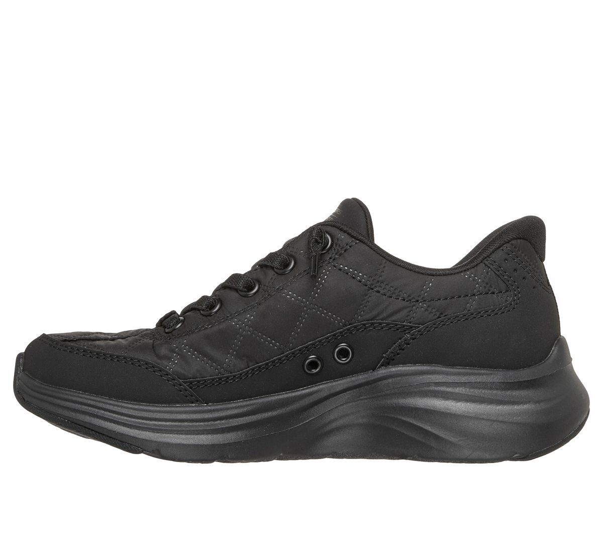Skechers Slip-ins: Contour Foam - Cozy Fit — BLACK