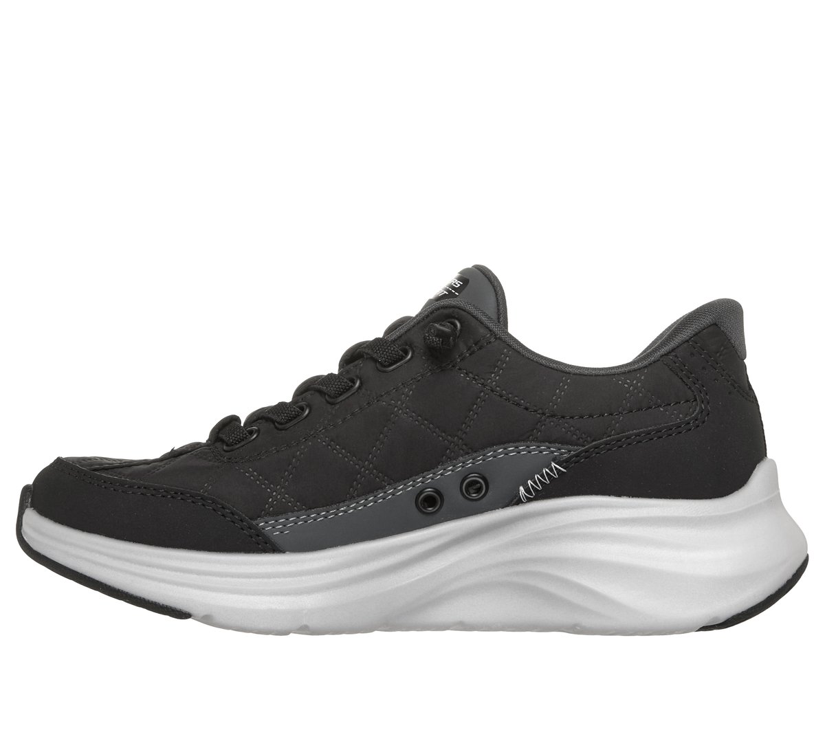 Skechers Slip-ins: Contour Foam - Cozy Fit — BLACK / WHITE