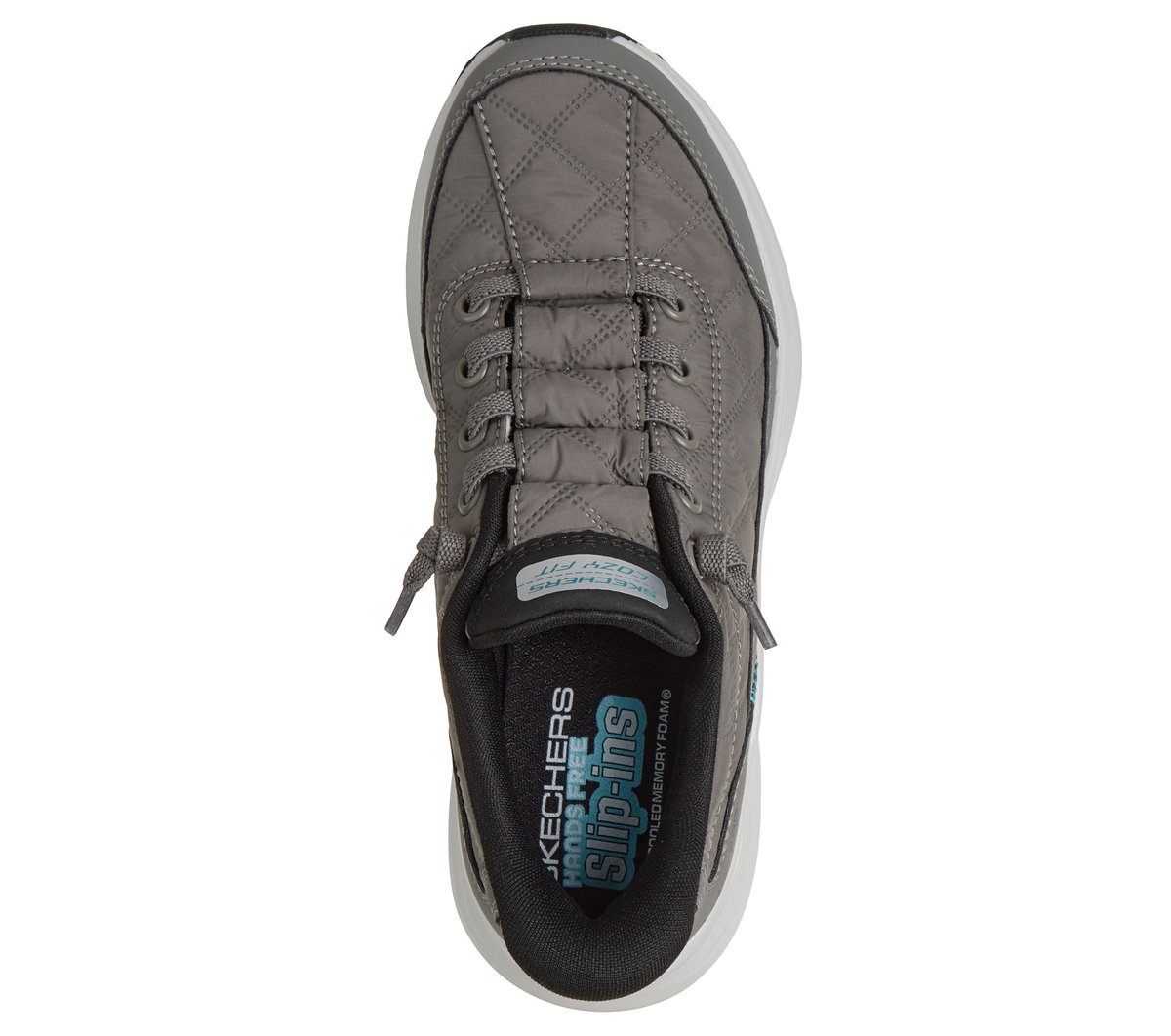 Skechers Slip-ins: Contour Foam - Cozy Fit — CHARCOAL/BLACK