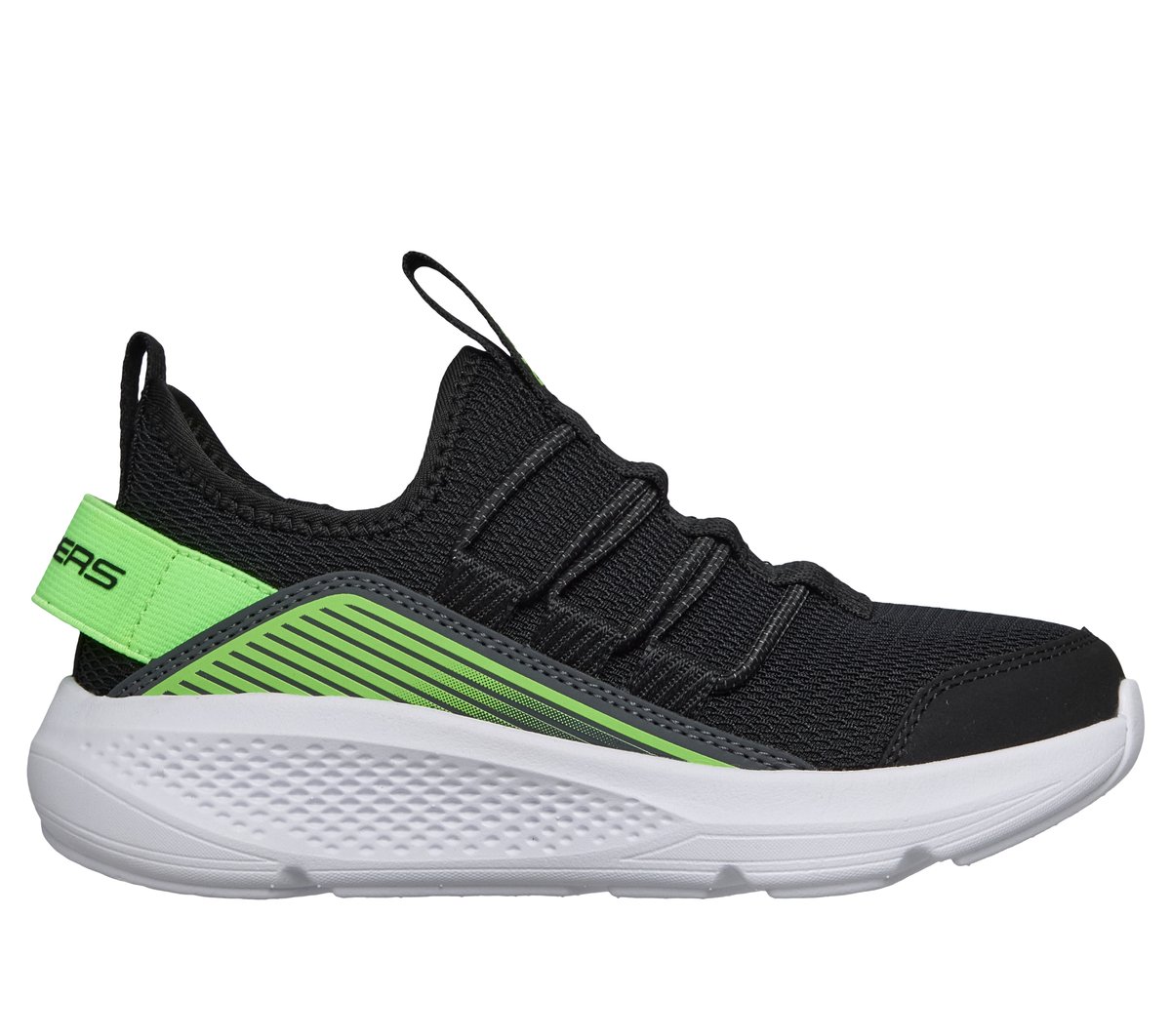 GO RUN Elevate — BLACK / LIME