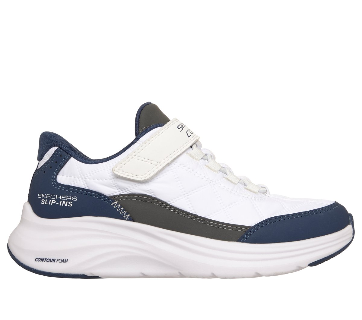 Contour Foam - Cozy Fit — WHITE / NAVY
