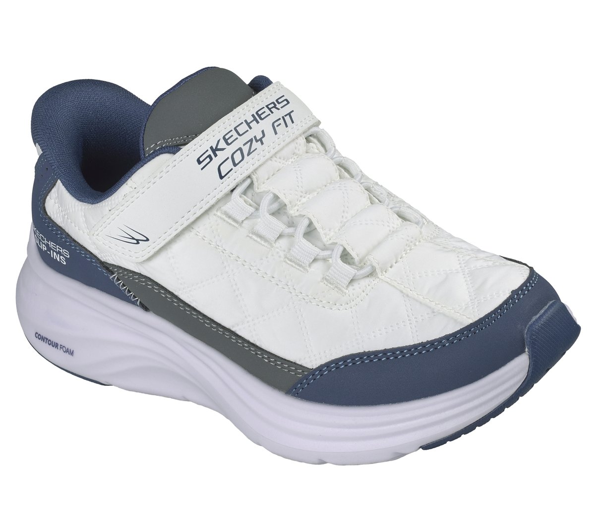 Contour Foam - Cozy Fit — WHITE / NAVY