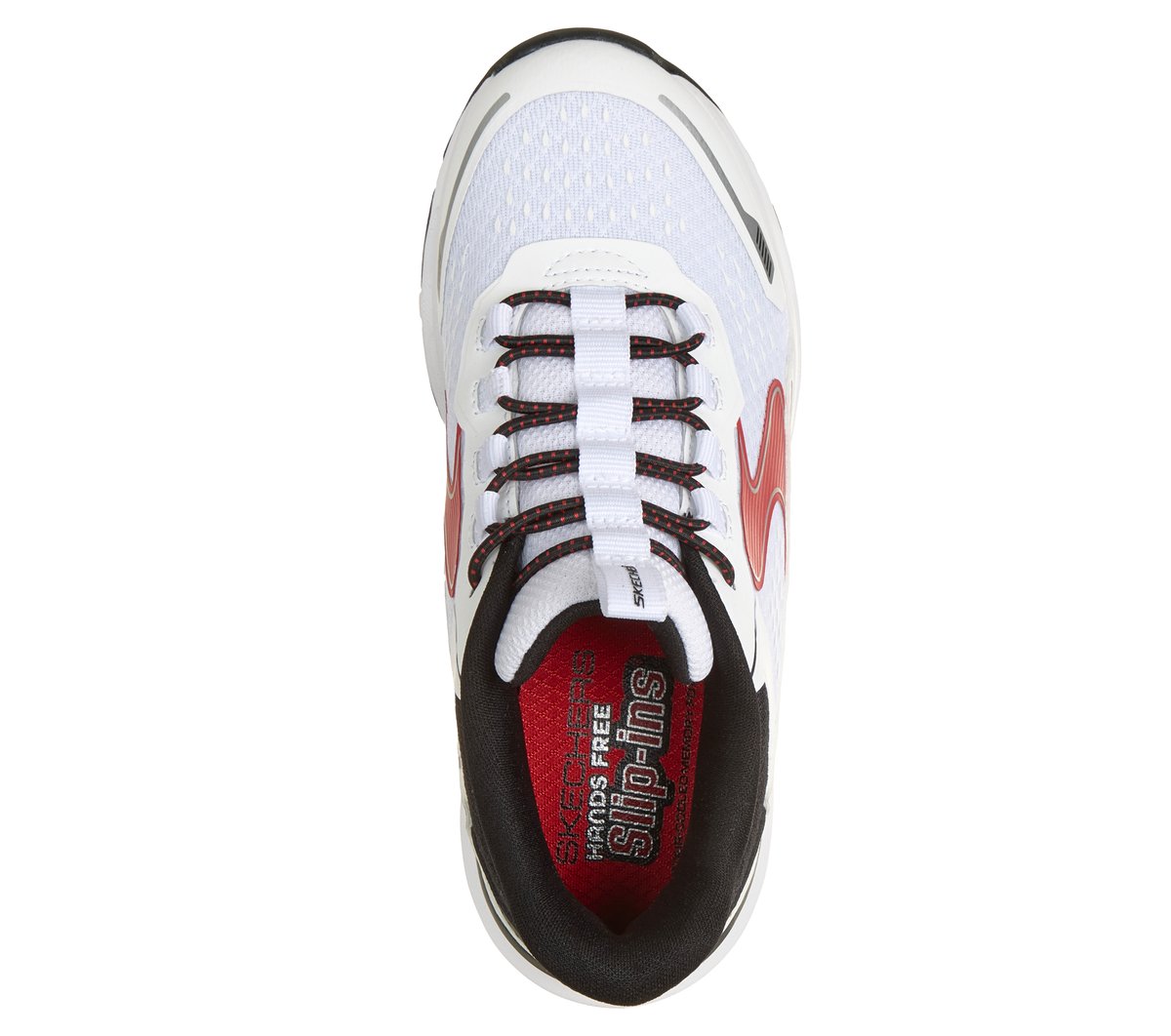 Skechers Slip-ins: Glide-Step Plus - Vista-Lane — WHT / BLACK / RED