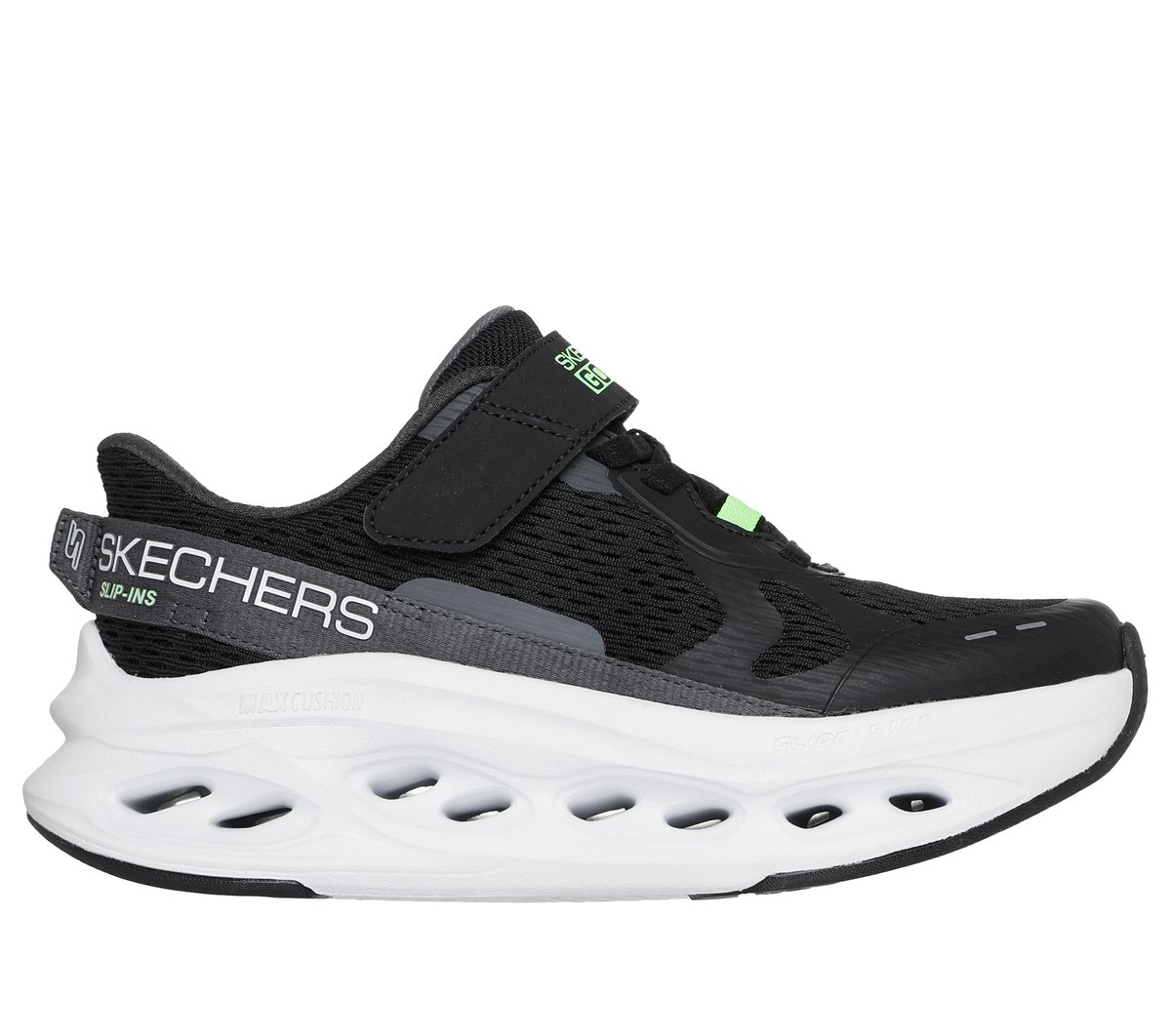 Skechers Slip-ins: Max Cushioning Glide-Step — BLACK