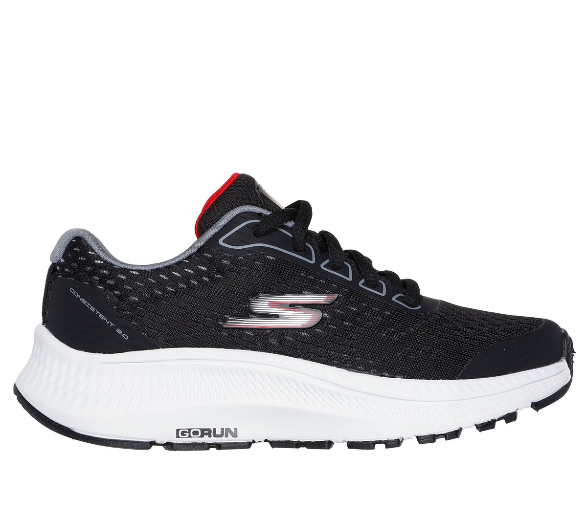 GO RUN Consistent 2.0 — BLACK / CHARCOAL