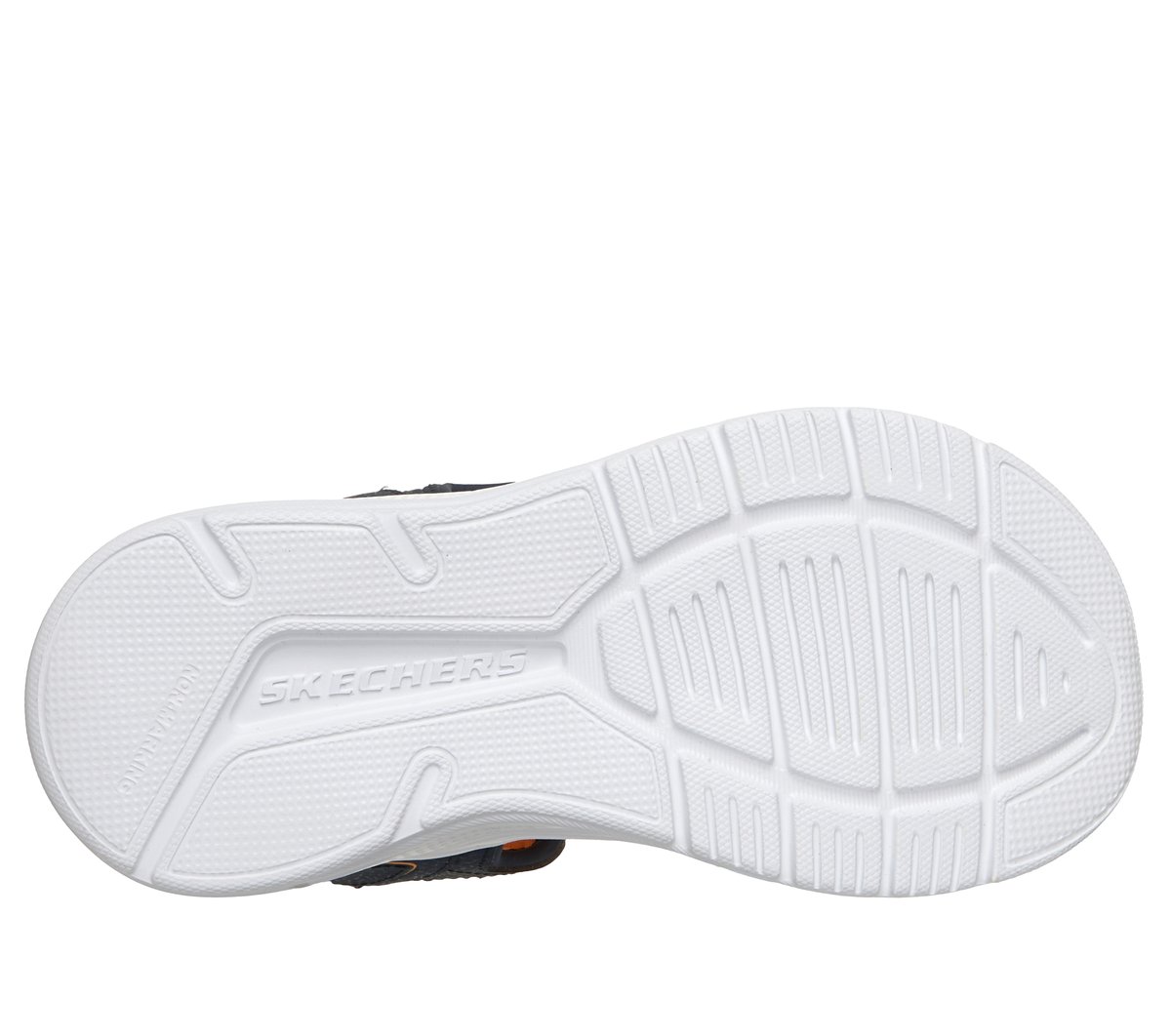Skechers Slip-ins: Microspec-Splash - Hydro Ease — NAVY / ORANGE
